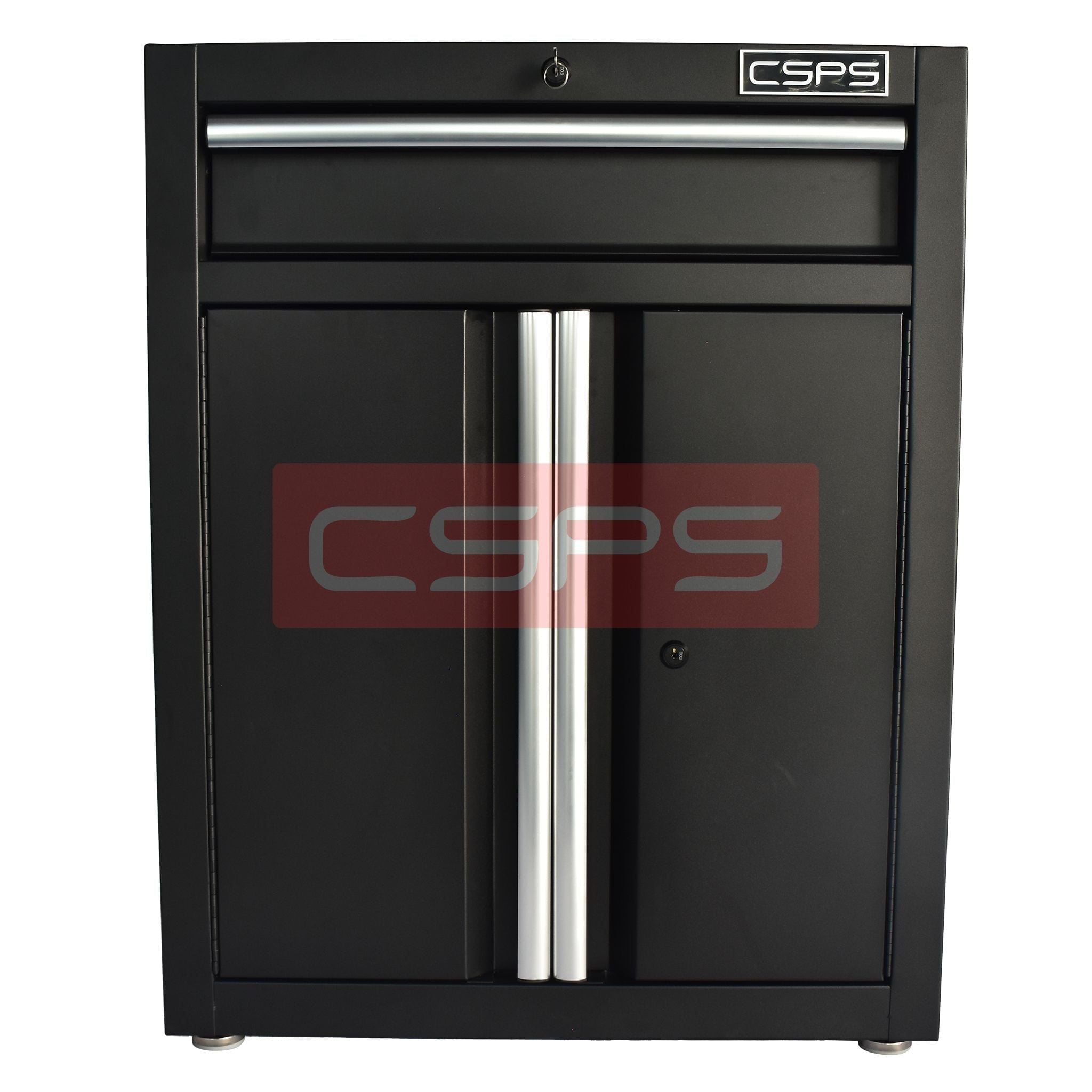 Tủ dụng cụ CSPS 61cm 1 hộc kéo màu đen tay cầm trắng - VNTC06101BB2