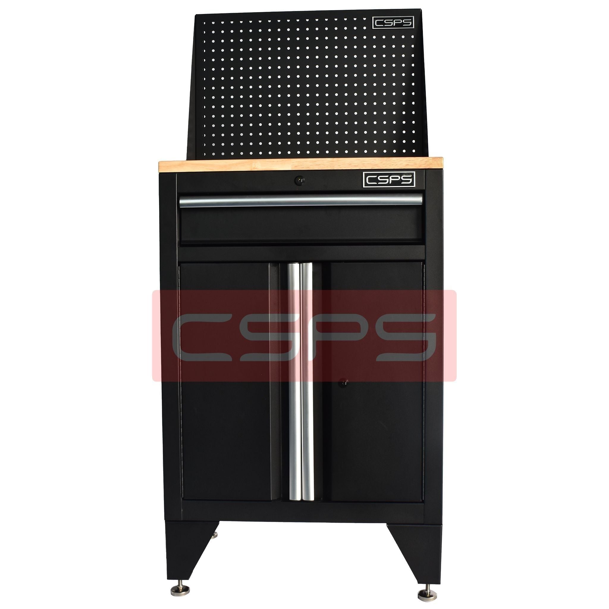 Tủ dụng cụ CSPS 61cm 1 hộc kéo màu đen tay cầm trắng - VNTC06101BB2