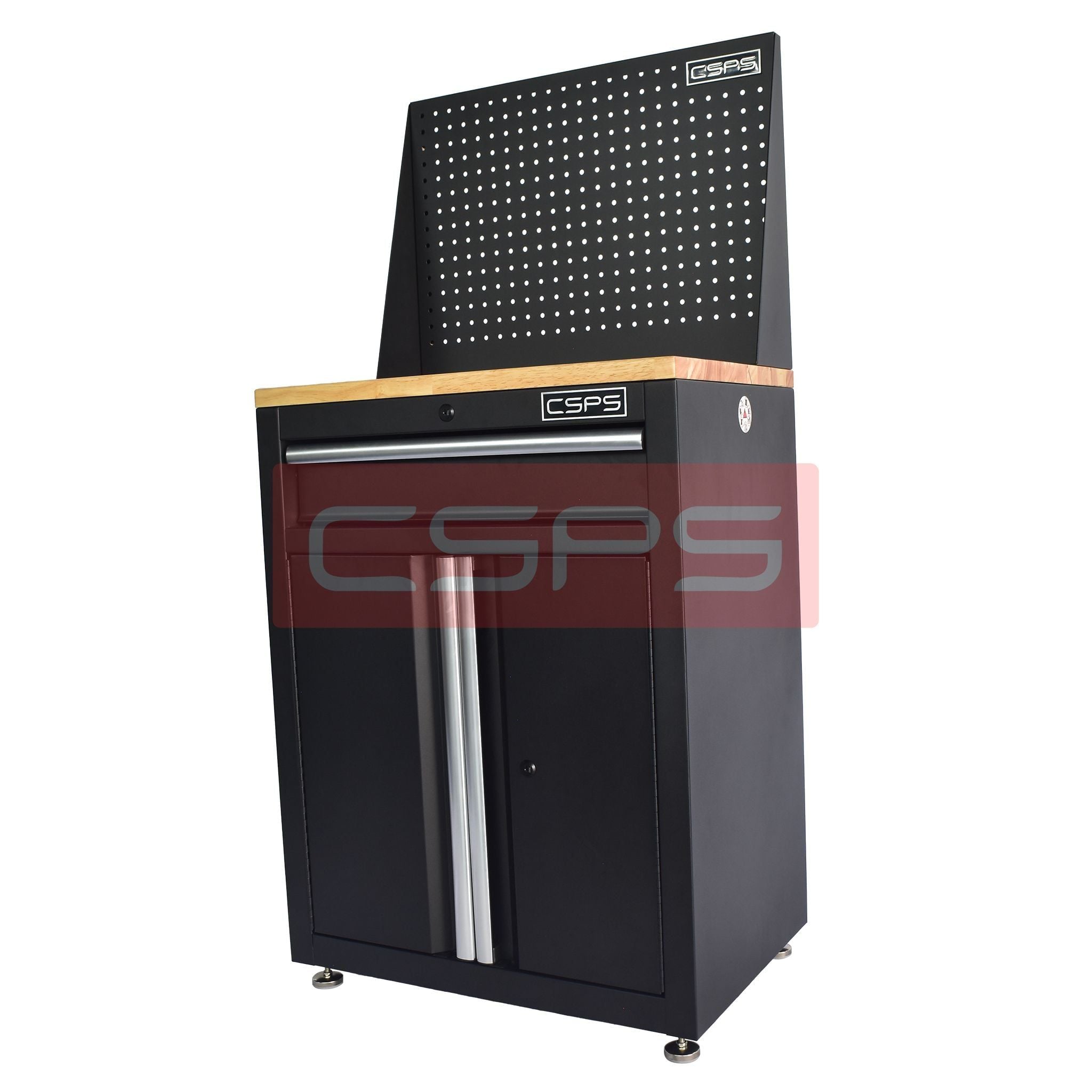 Tủ dụng cụ CSPS 61cm 1 hộc kéo màu đen tay cầm trắng - VNTC06101BB2