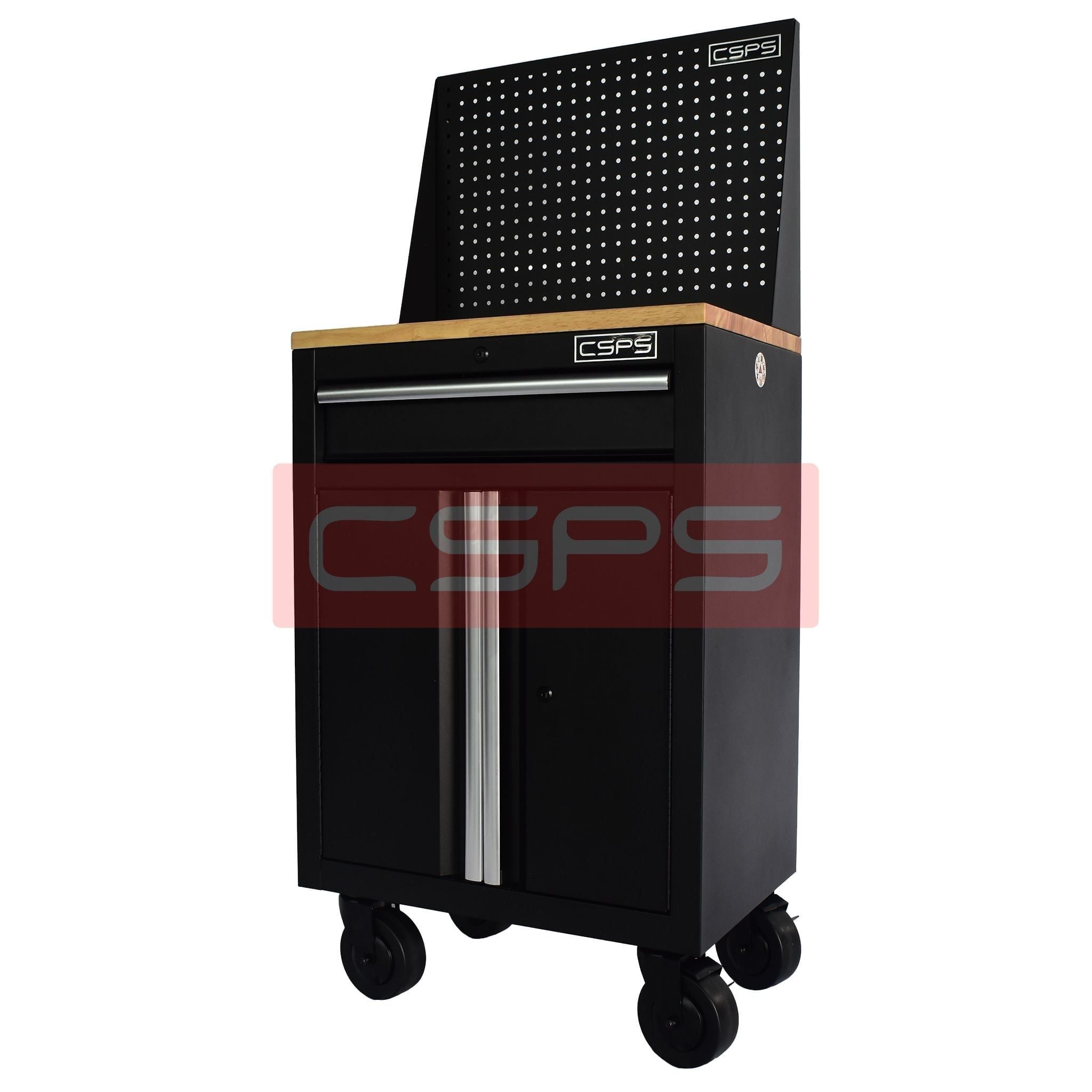 Tủ dụng cụ CSPS 61cm 1 hộc kéo màu đen tay cầm trắng - VNTC06101BB2