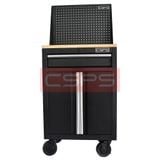 Tủ dụng cụ CSPS 61cm 1 hộc kéo màu đen tay cầm trắng - VNTC06101BB2