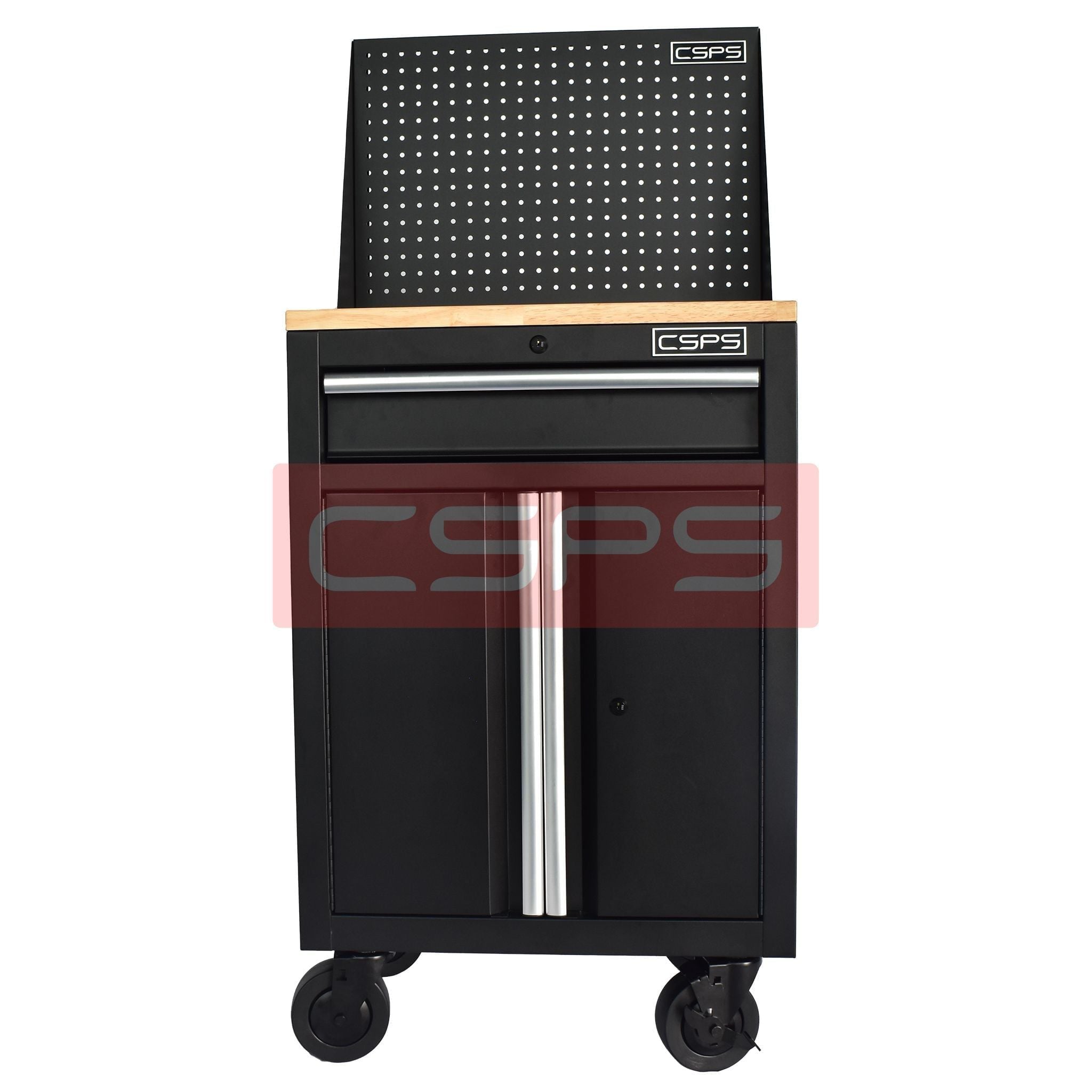 Tủ dụng cụ CSPS 61cm 1 hộc kéo màu đen tay cầm trắng - VNTC06101BB2