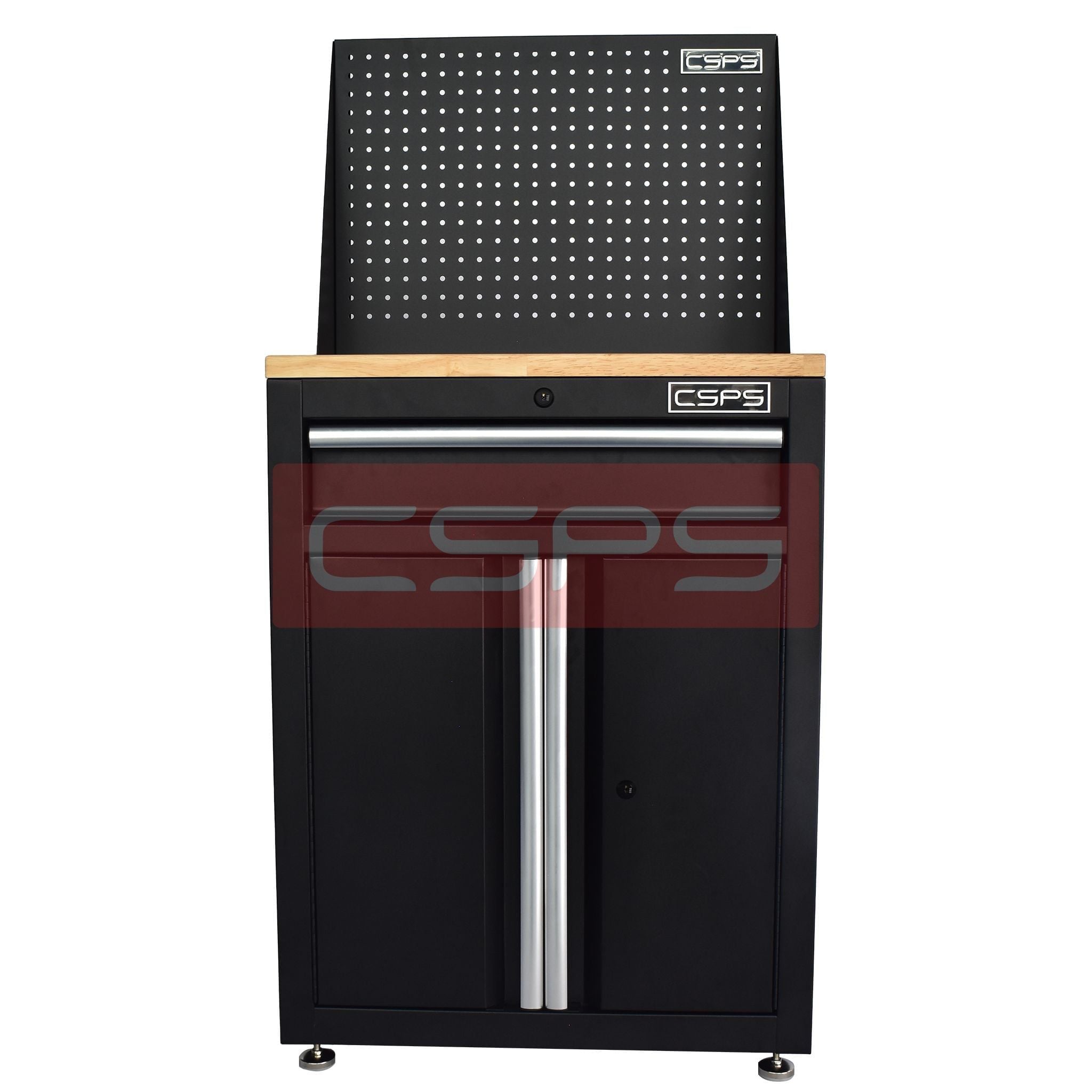 Tủ dụng cụ CSPS 61cm 1 hộc kéo màu đen tay cầm trắng - VNTC06101BB2