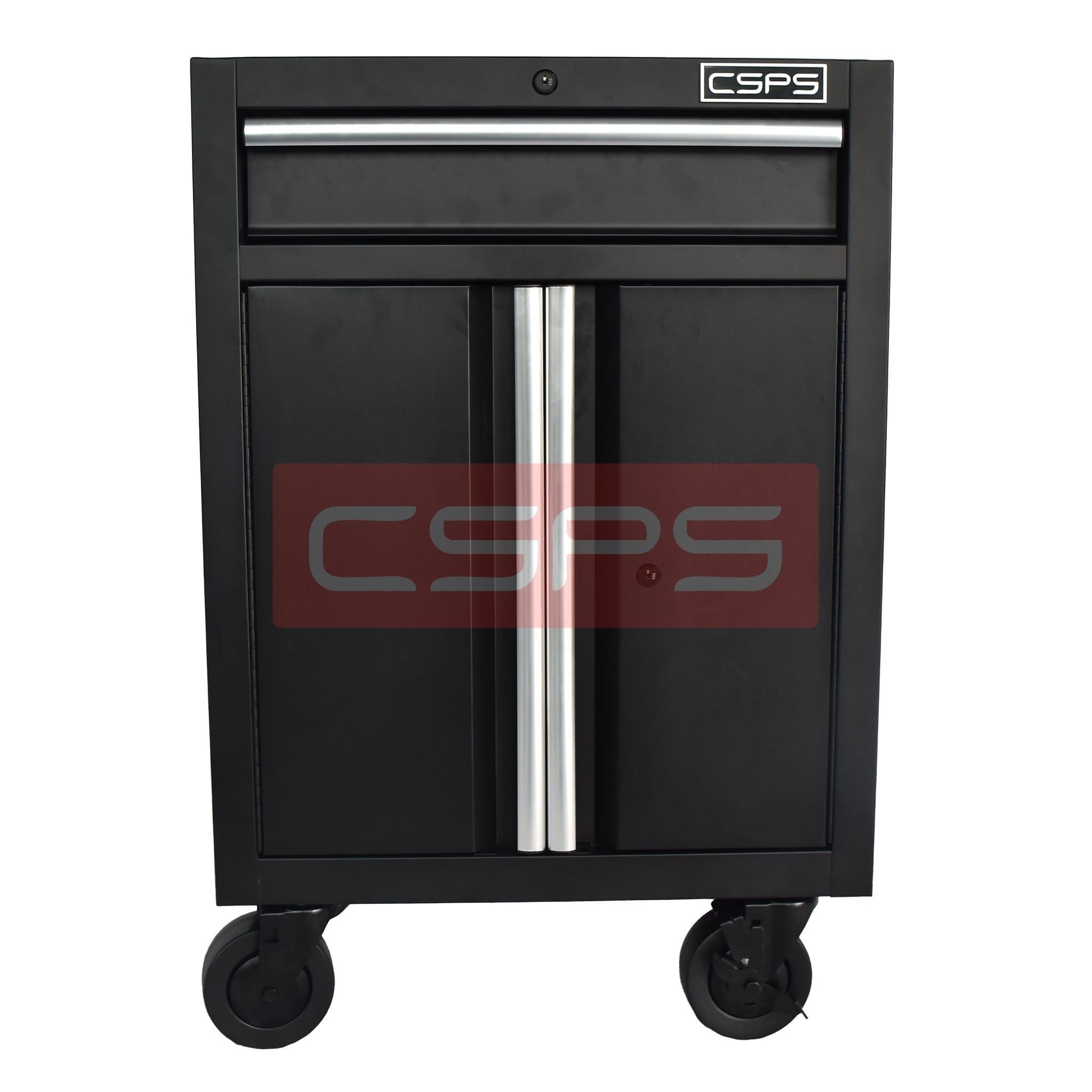 Tủ dụng cụ CSPS 61cm 1 hộc kéo màu đen tay cầm trắng - VNTC06101BB2
