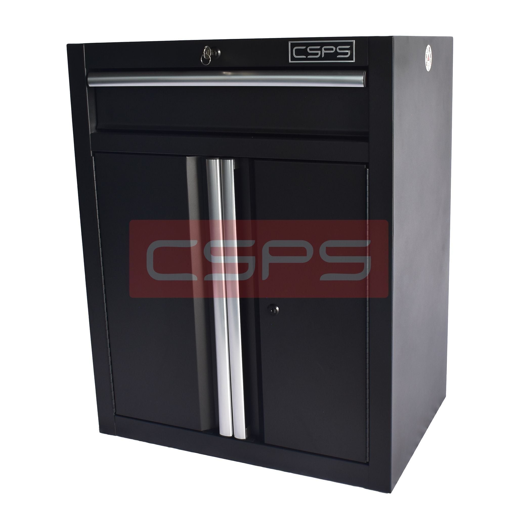 Tủ dụng cụ CSPS 61cm 1 hộc kéo màu đen tay cầm trắng - VNTC06101BB2