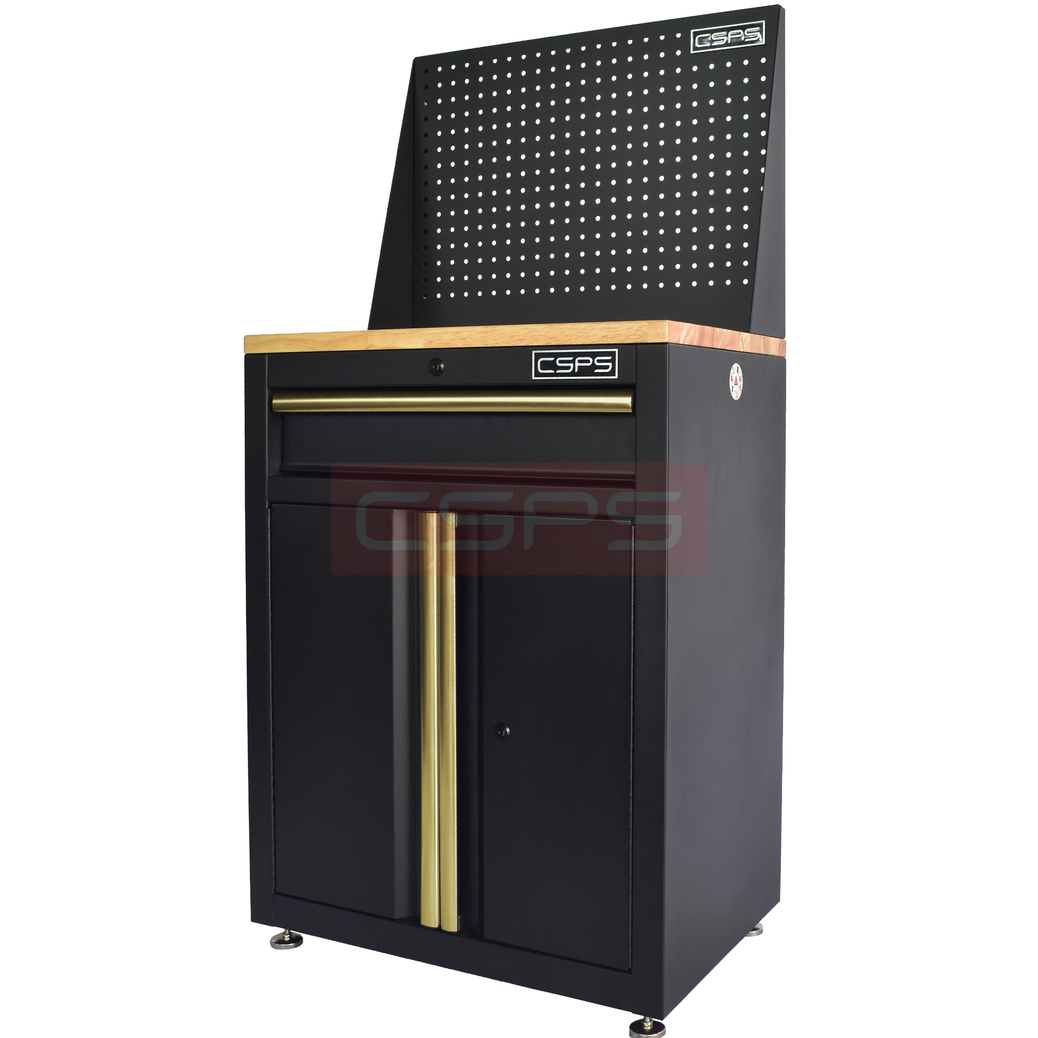 Tủ dụng cụ CSPS 61cm 1 hộc kéo màu đen tay cầm vàng - VNTC06101BB4