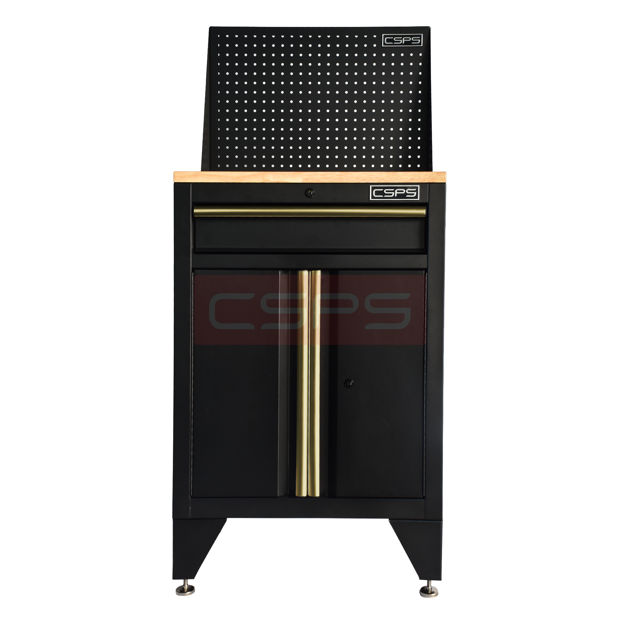 Tủ dụng cụ CSPS 61cm 1 hộc kéo màu đen tay cầm vàng - VNTC06101BB4