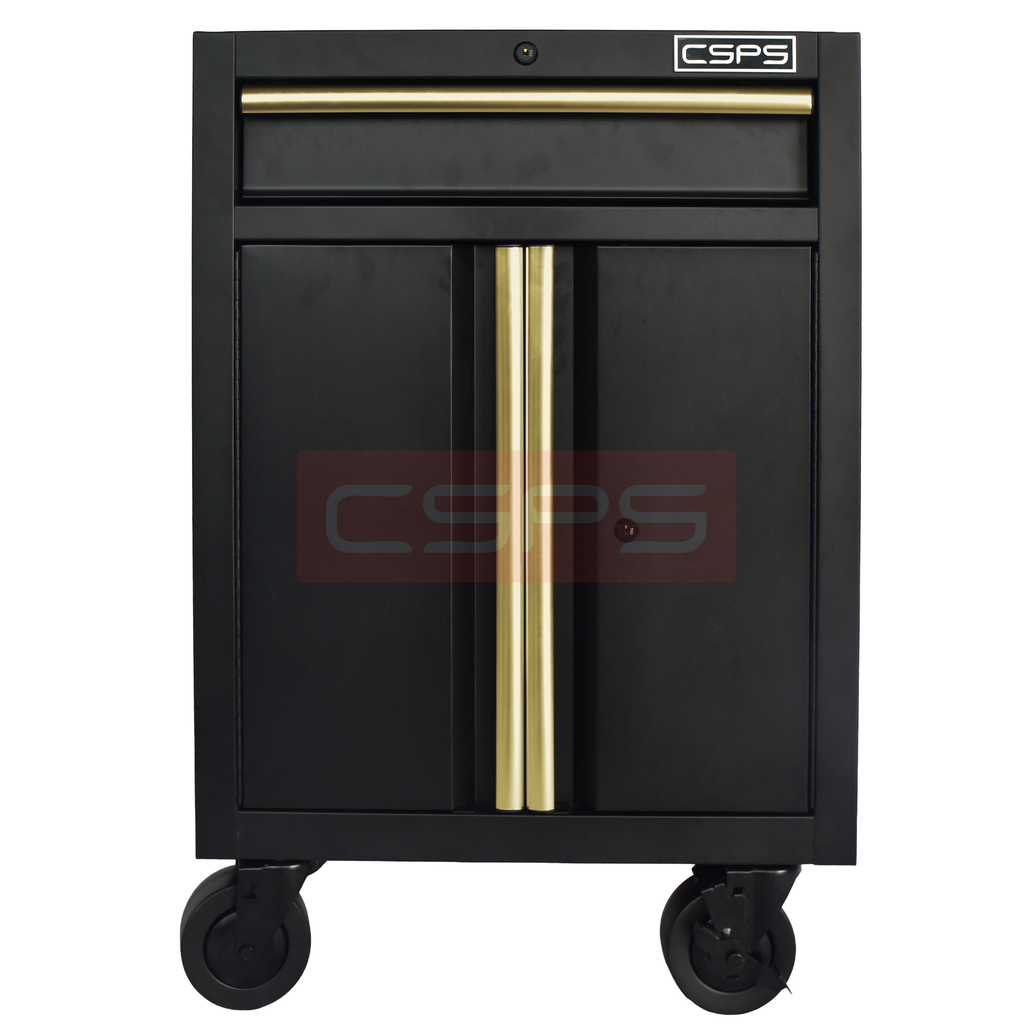 Tủ dụng cụ CSPS 61cm 1 hộc kéo màu đen tay cầm vàng - VNTC06101BB4