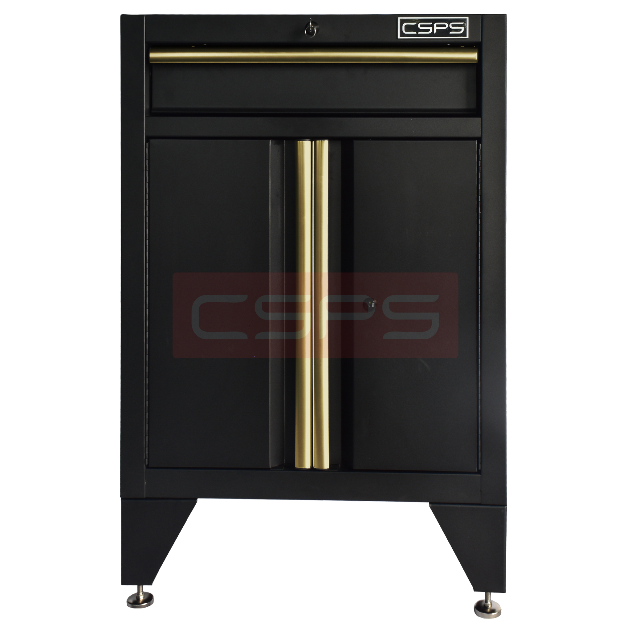 Tủ dụng cụ CSPS 61cm 1 hộc kéo màu đen tay cầm vàng - VNTC06101BB4