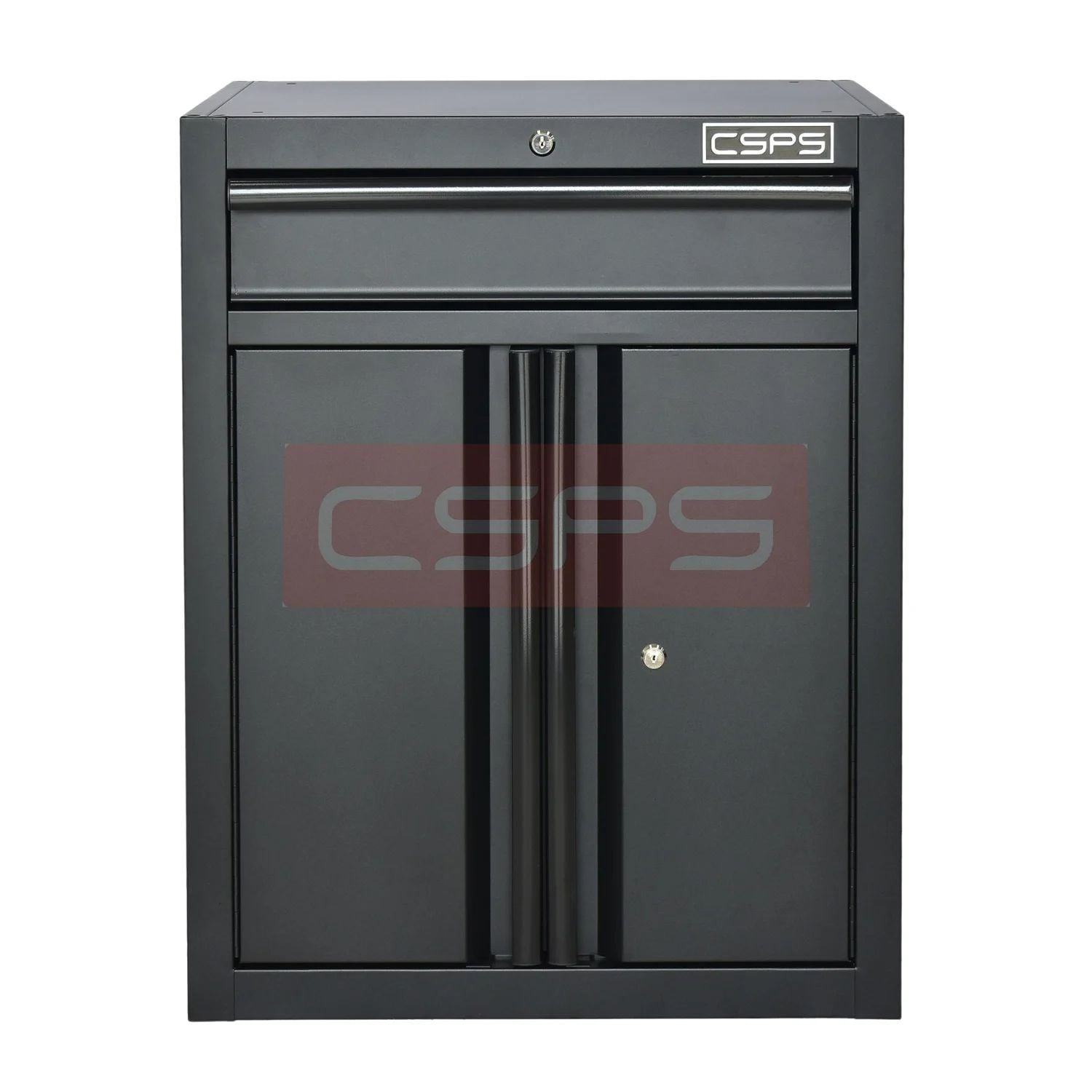 Tủ dụng cụ CSPS 61cm 1 hộc kéo màu đen, mặt trước – VNTC06101BB3