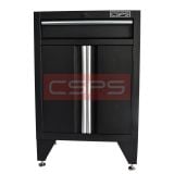 Tủ dụng cụ CSPS 61cm 1 hộc kéo màu đen tay cầm trắng, lắp chân cố định - VNTC06101BB2