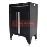 Tủ dụng cụ CSPS 61cm 1 hộc kéo màu đen tay cầm trắng, lắp chân cố định - VNTC06101BB2