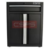 Tủ dụng cụ CSPS 61cm 1 hộc kéo màu đen tay cầm trắng, mặt trước - VNTC06101BB2
