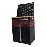 Tủ dụng cụ CSPS 61cm 1 hộc kéo màu đen tay cầm trắng, vách lưới và chân cố định - VNTC06101BB2