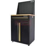 Tủ dụng cụ CSPS 61cm 1 hộc kéo màu đen tay cầm vàng, lắp chân cố định - VNTC06101BB4