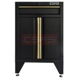 Tủ dụng cụ CSPS 61cm 1 hộc kéo màu đen tay cầm vàng, mặt trước - VNTC06101BB4