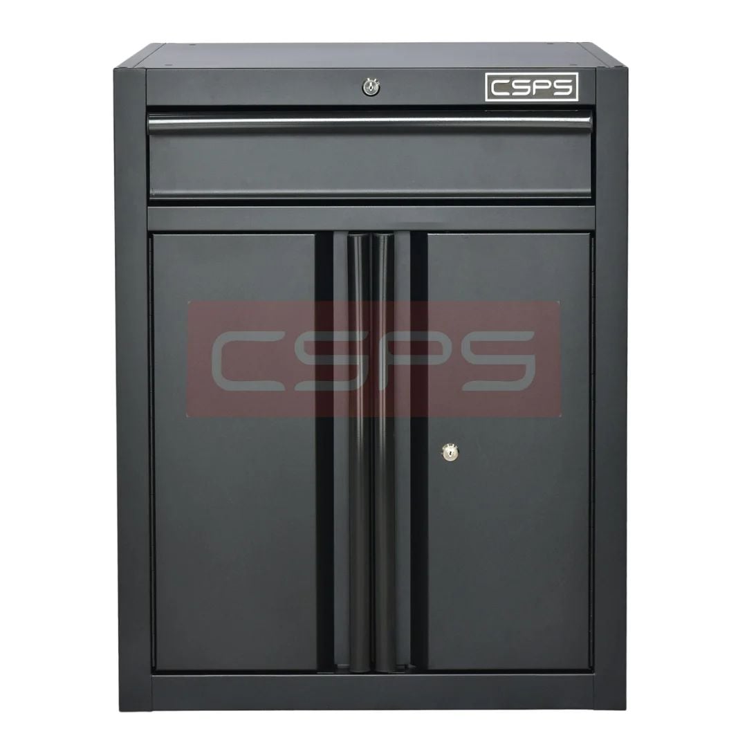 Tủ dụng cụ CSPS 61cm 1 hộc kéo màu đen, mặt trước - VNTC06101BB3