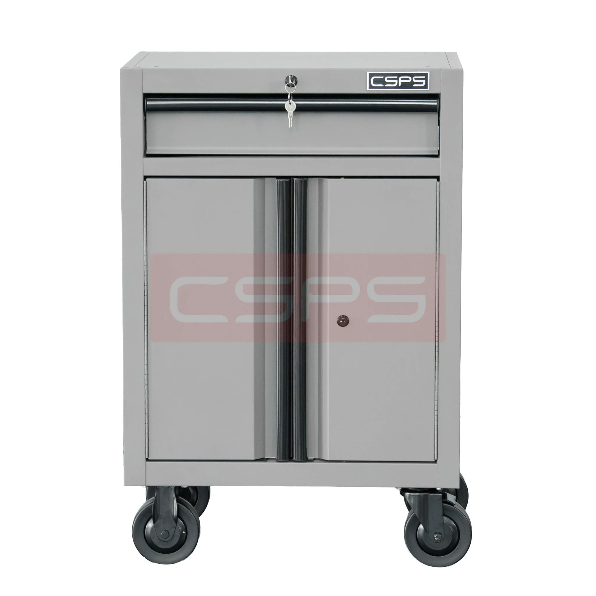 Tủ dụng cụ CSPS 61cm 1 hộc kéo màu xám, lắp chân tăng chỉnh - VNTC06101BD1