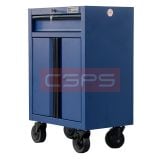 Tủ dụng cụ CSPS 61cm 1 hộc kéo màu xanh dương, vách lưới và mặt gỗ lắp chân cố định - VNTC06101BL1