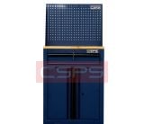 Tủ dụng cụ CSPS 61cm 1 hộc kéo màu xanh dương, vách lưới và mặt gỗ lắp bánh xe - VNTC06101BL1