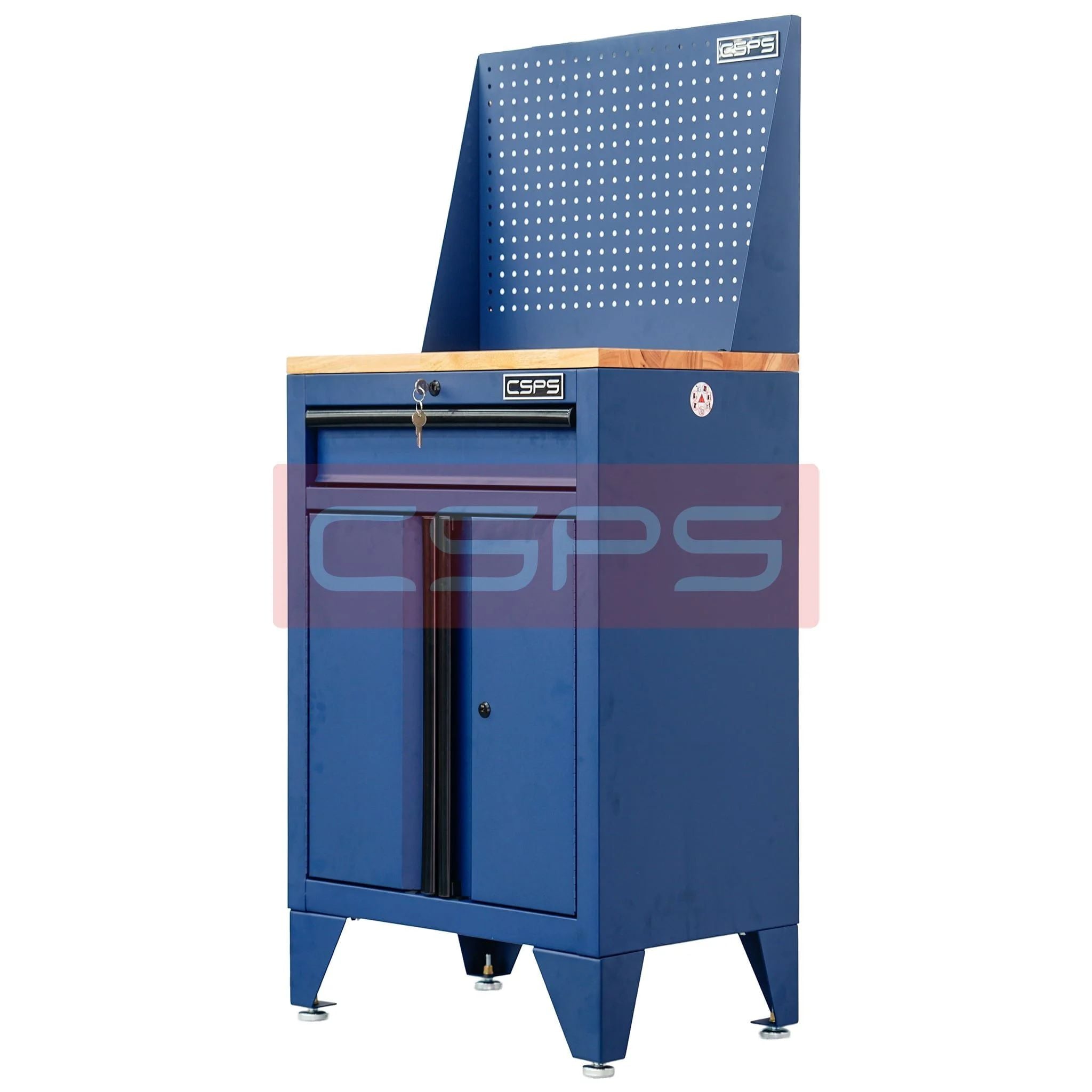 Tủ dụng cụ CSPS 61cm 1 hộc kéo màu xanh dương, lắp bánh xe - VNTC06101BL1
