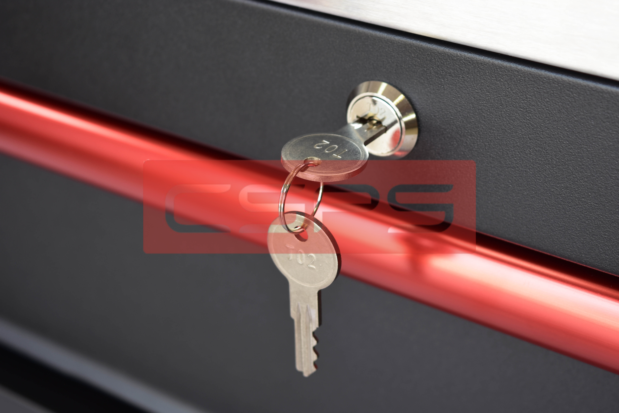  Tủ dụng cụ CSPS 132cm - 05 hộc kéo màu đen/trắng 