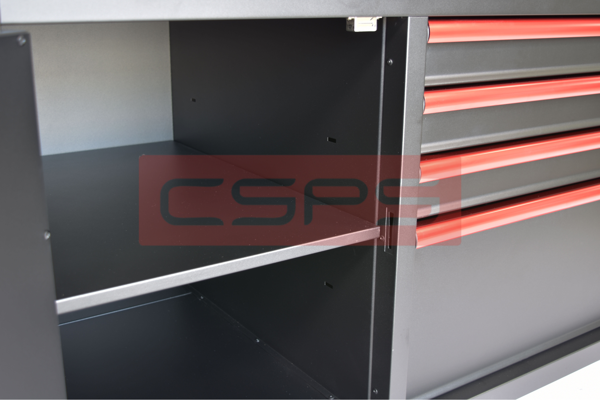  Tủ dụng cụ CSPS 132cm - 05 hộc kéo màu đen/trắng 