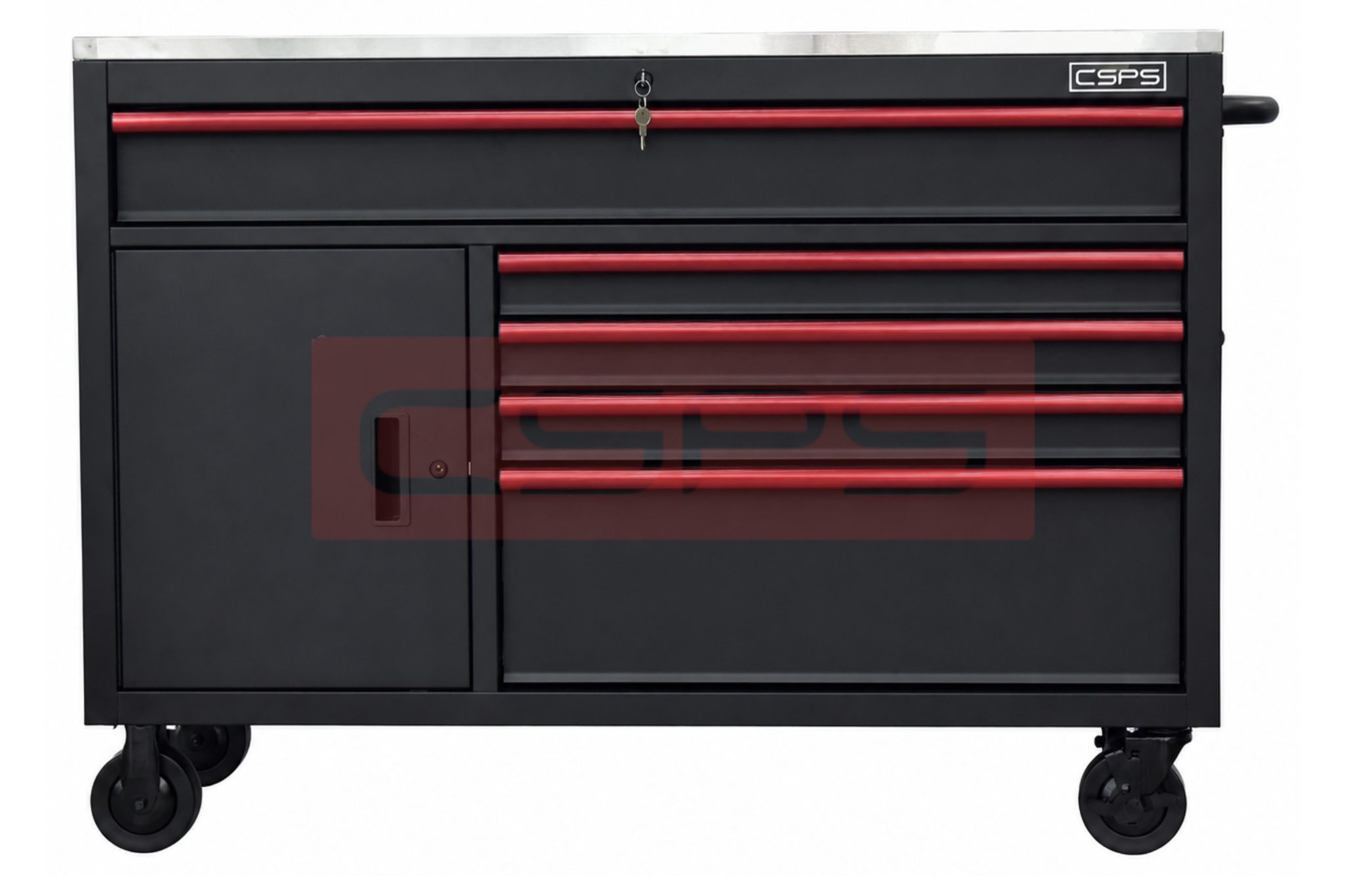  Tủ dụng cụ CSPS 132cm - 05 hộc kéo màu đen/trắng 