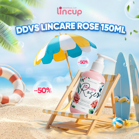 Dung dịch vệ sinh phụ nữ & CNS Lincare Rose 150ml