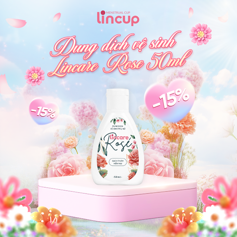 Dung dịch vệ sinh phụ nữ & CNS Lincare Rose 50ml