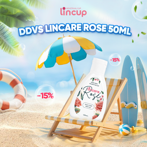 Dung dịch vệ sinh phụ nữ & CNS Lincare Rose 50ml
