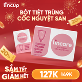 Bột tiệt trùng cốc nguyệt san Lincare
