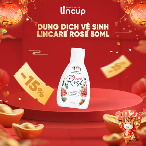 Dung dịch vệ sinh phụ nữ & CNS Lincare Rose 50ml