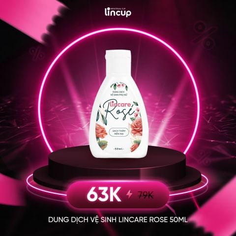 Dung dịch vệ sinh phụ nữ & CNS Lincare Rose 50ml