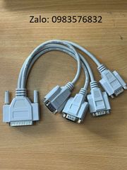 DB25-to-4x-DB9: 4 x CAN Cable Adapter