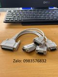 DB25-to-4x-DB9: 4 x CAN Cable Adapter
