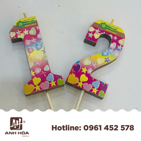 Nến số (Sáp Ong)