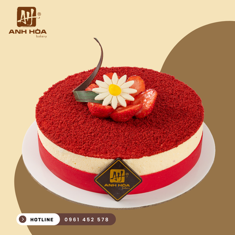 Red Velvet Cream Cheese Mousse Cake