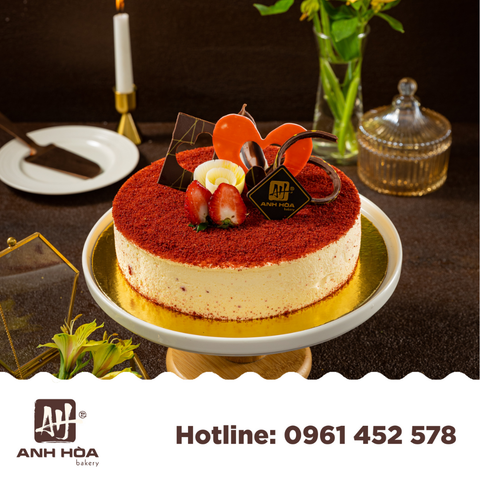 Red Velvet Cream Cheese Mousse Cake