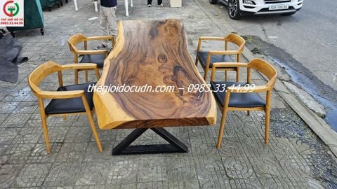 Bàn gỗ me tây thanh lý