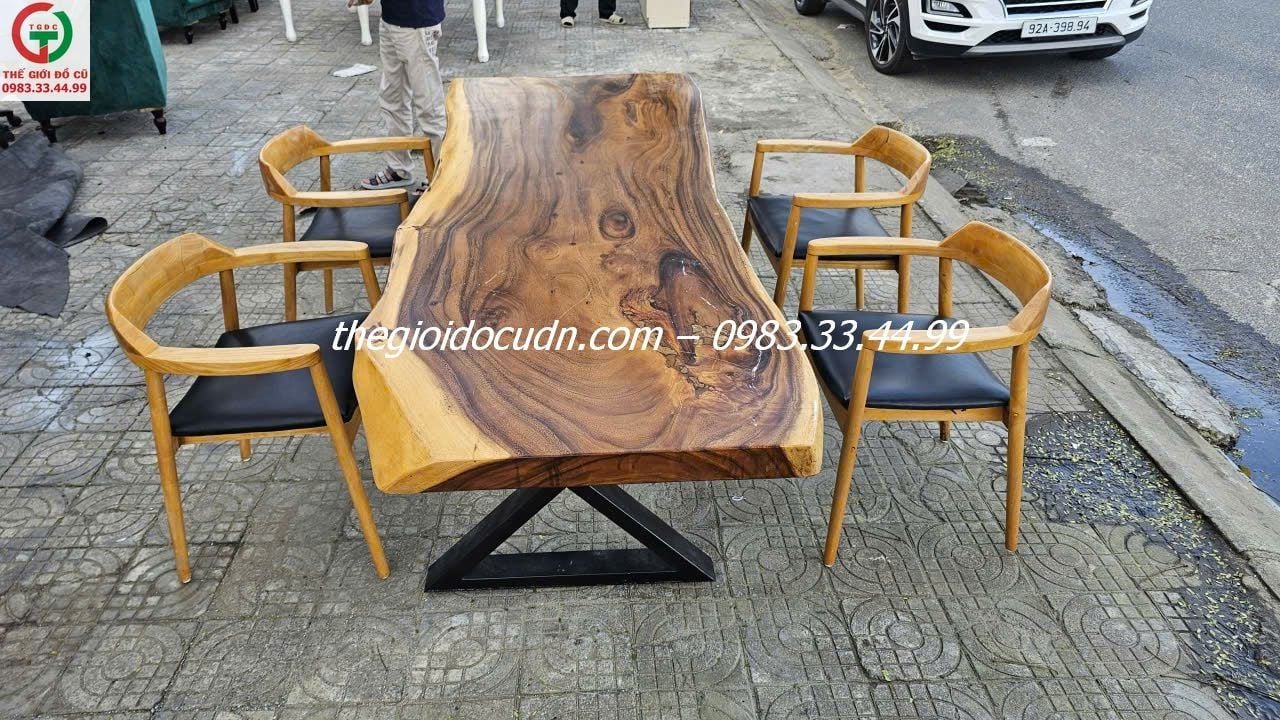 Bàn gỗ me tây thanh lý