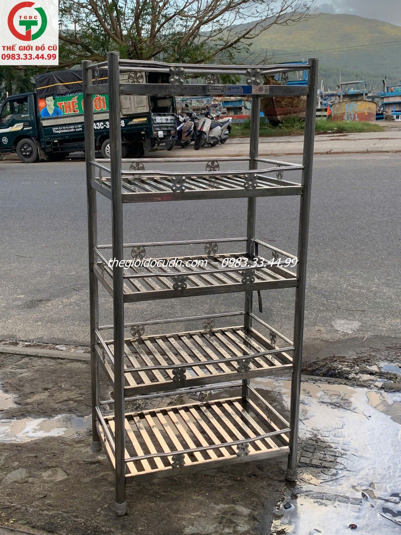 Kệ chén inox thanh lý