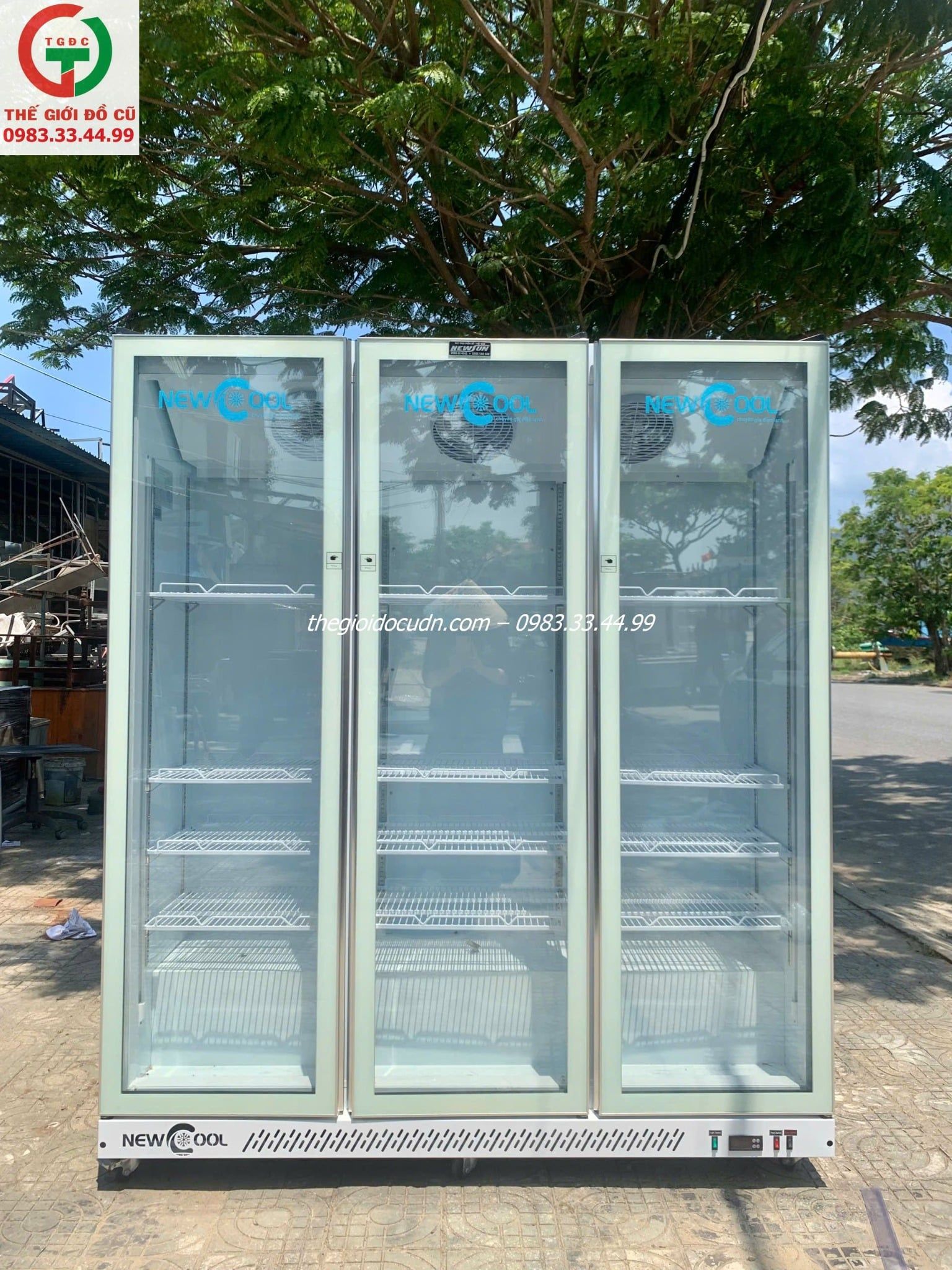 Tủ mát 3 cánh kính thanh lý