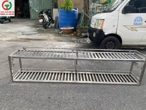 Kệ inox treo tường thanh lý