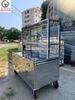 Tủ inox kính bán bê thui thanh lý
