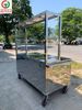 Tủ inox kính bán bê thui thanh lý