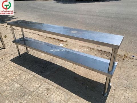 Kệ inox, bàn sơ chế thanh lý