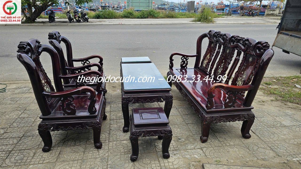 Salon gỗ 6 món thanh lý