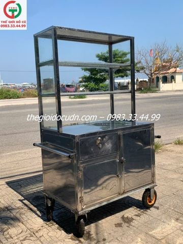 Tủ bán hàng inox thanh lý