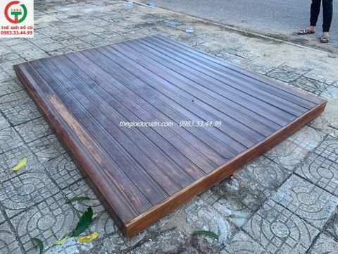 Phản bệ gỗ thanh lý